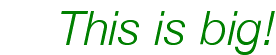 big